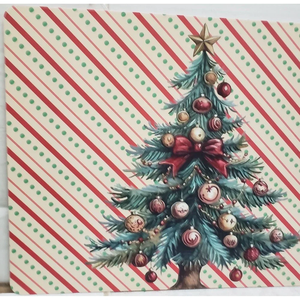 Set of 4 Same Placemats w/cork Back, 12